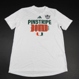 Miami Hurricanes adidas Aeroready Short Sleeve Shirt Men's Multiple Sizes TOPS-164934
