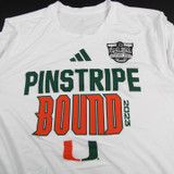 Miami Hurricanes adidas Aeroready Short Sleeve Shirt Men's Multiple Sizes TOPS-164934