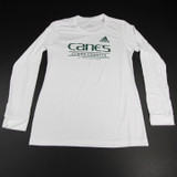 Miami Hurricanes adidas Aeroready Long Sleeve Shirt Men's Multiple Sizes TOPS-165007