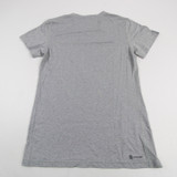 Miami Hurricanes adidas Aeroready Short Sleeve Shirt Women's Gray New-TOPS-165128