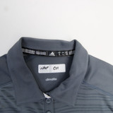 Kansas Jayhawks adidas Climalite Polo Women's Dark Gray Used S TOPS-165140