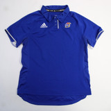 Kansas Jayhawks adidas Climacool Polo Women's Blue Used M TOPS-165143