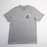 Kansas Jayhawks adidas Creator Short Sleeve Shirt Women's Gray Used S TOPS-165148