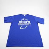 Indianapolis Colts Port & Company Short Sleeve Shirt Men's Blue Used XL TOPS-165161