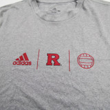Rutgers Scarlet Knights adidas Creator Short Sleeve Shirt Men's Gray Used M TOPS-165185