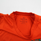 Miami Hurricanes adidas Creator Short Sleeve Shirt Women's Orange New-TOPS-165199