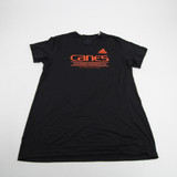 Miami Hurricanes adidas Short Sleeve Shirt Women's Multiple Sizes TOPS-165204