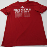Rutgers Scarlet Knights adidas Creator Short Sleeve Shirt Men's Red Used M TOPS-165209