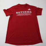 Rutgers Scarlet Knights adidas Creator Short Sleeve Shirt Men's Red Used M TOPS-165210