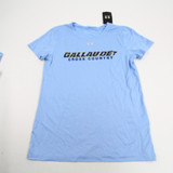 Gallaudat Bison Under Armour Short Sleeve Shirt Women's Blue New with Tags S TOPS-165220