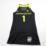 Oregon Ducks Nike Team Game Jersey - Basketball Women's Black/Gold New 46-JRSY-010129