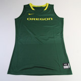 Oregon Ducks Nike Team Practice Jersey - Basketball Women's New Dark Green/Yellow-JRSY-010133