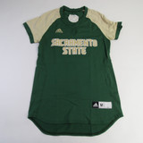 Sacramento State Hornets adidas Game Jersey - Softball Women's Green Used M JRSY-010142