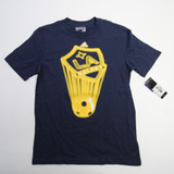 LA Galaxy adidas Go-To tee Short Sleeve Shirt Men's Navy Used XL TOPS-165343