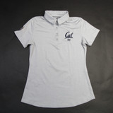 California Golden Bears Under Armour HeatGear Polo Women's Light Gray Used S TOPS-165475