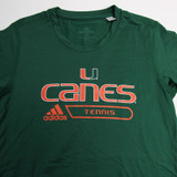 Miami Hurricanes adidas Aeroready Short Sleeve Shirt Women's Multiple Sizes TOPS-165520
