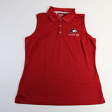 NIU Huskies adidas Climalite Polo Women's Red Used M-TOPS-165523
