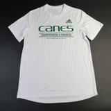 Miami Hurricanes adidas Aeroready Short Sleeve Shirt Men's Multiple Sizes TOPS-165566