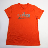 Miami Hurricanes adidas Creator Short Sleeve Shirt Women's Orange New S-TOPS-165580