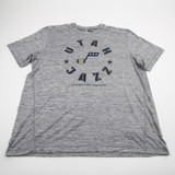 Utah Jazz Fanatics Short Sleeve Shirt Men's Gray/Heather Used 2XL-TOPS-165644
