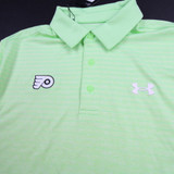 Philadelphia Flyers Under Armour Polo Men's Lime Green Used S TOPS-165679