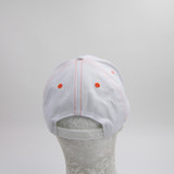 Unbranded Snap-Back Hat Unisex White Used OSFM HATS-015283