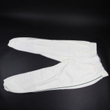 Miami Hurricanes adidas Baseball Pants Men's Cream/Dark Green Used-PNTS-034296