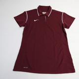 Minnesota Golden Gophers Nike Dri-Fit Polo Women's Maroon Used M TOPS-165922