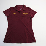 Minnesota Golden Gophers Nike Dri-Fit Polo Women's Maroon Used M TOPS-165926