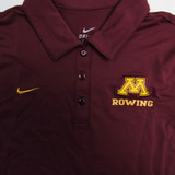 Minnesota Golden Gophers Nike Dri-Fit Polo Women's Maroon Used M TOPS-165930