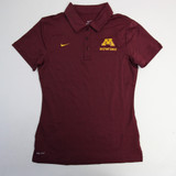 Minnesota Golden Gophers Nike Dri-Fit Polo Women's Maroon Used M TOPS-165930