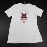 Miami RedHawks adidas Amplifier Short Sleeve Shirt Men's White New with Tags M TOPS-165960