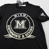 Miami RedHawks adidas Short Sleeve Shirt Women's Black New XS-TOPS-165969