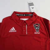 NC State Wolfpack adidas Climacool Polo Women's Red New with Tags S TOPS-165977
