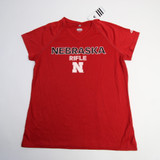 Nebraska Cornhuskers adidas Climalite Short Sleeve Shirt Women's L TOPS-166024