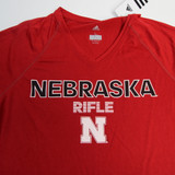 Nebraska Cornhuskers adidas Climalite Short Sleeve Shirt Women's L TOPS-166024