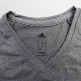 Nebraska Cornhuskers adidas Climalite Short Sleeve Shirt Women's Gray Used XS-TOPS-166031