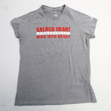 Sacred Heart Pioneers adidas Short Sleeve Shirt Women's Gray Used M TOPS-166039