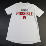 Rutgers Scarlet Knights adidas Creator Short Sleeve Shirt Men's White New S-TOPS-166074
