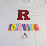 Rutgers Scarlet Knights adidas Creator Short Sleeve Shirt Men's White New S-TOPS-166075