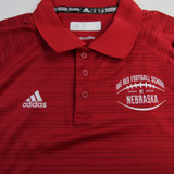 Nebraska Cornhuskers adidas Climalite Polo Men's New with Tags Multiple Sizes TOPS-166078