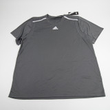 adidas Aeroready Short Sleeve Shirt Men's Gray Used 2XL-TOPS-166079