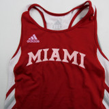 Miami RedHawks adidas Climacool Sleeveless Shirt Women's New with Tags Multiple Sizes TOPS-166089
