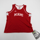 Miami RedHawks adidas Sleeveless Shirt Women's Red New with Tags M TOPS-166090