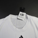 Rutgers Scarlet Knights adidas Short Sleeve Shirt Men's White New with Tags XS TOPS-166114