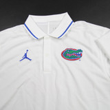 Florida Gators Air Jordan Polo Men's White Used XS TOPS-166131