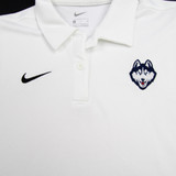 UConn Huskies Nike Polo Women's White New without Tags S TOPS-166174