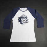 West Virginia Mountaineers Bella Long Sleeve Shirt Women's White/Navy New M-TOPS-166186