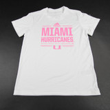Miami Hurricanes adidas Short Sleeve Shirt Women's Multiple Sizes TOPS-166209