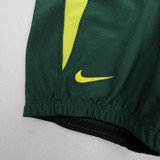 Oregon Ducks Nike Running Short Women's Green/Yellow Used-SHOR-035948